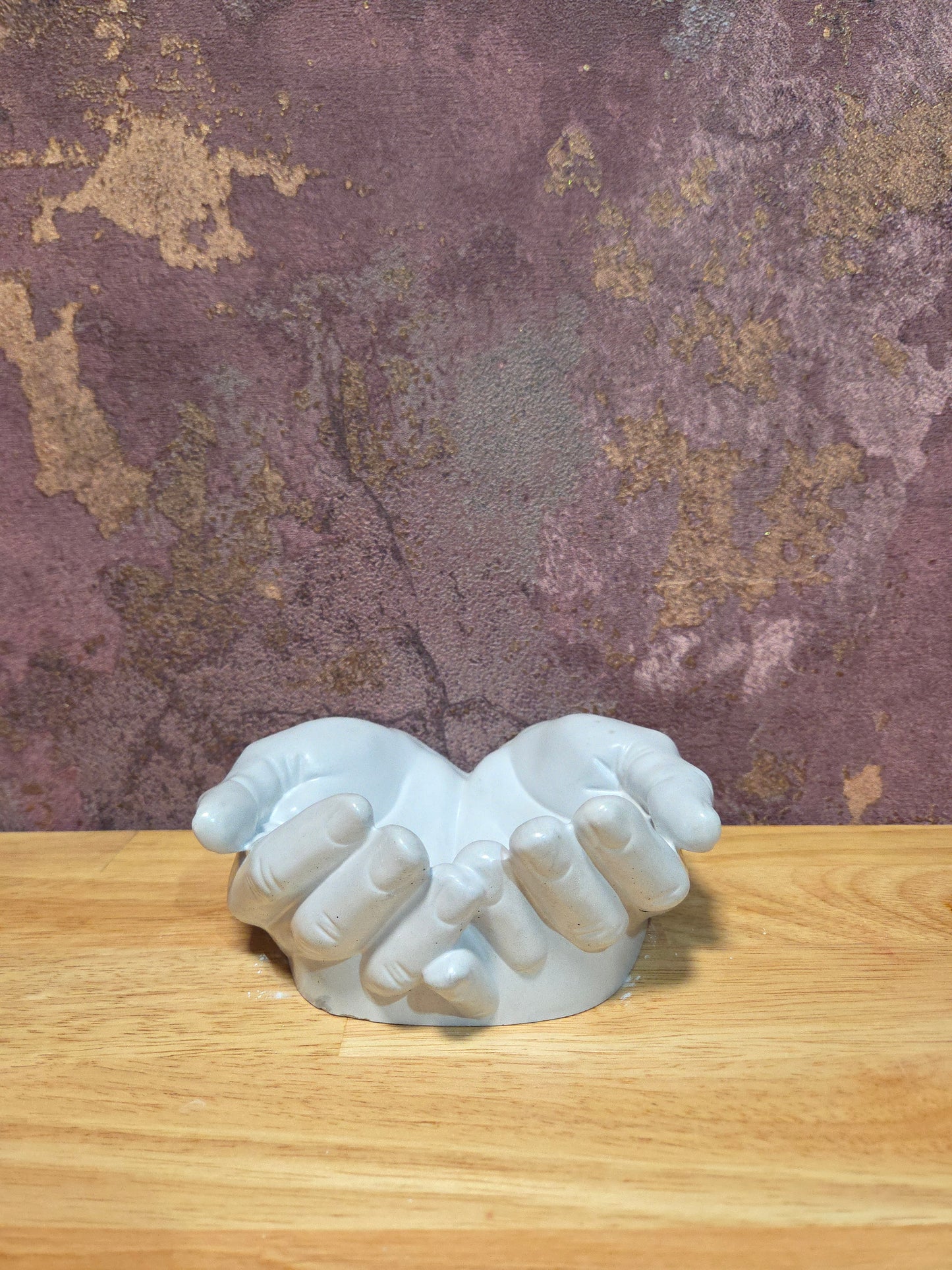 Luxe Grijze Decoratie beeld / schaal – Open Handen