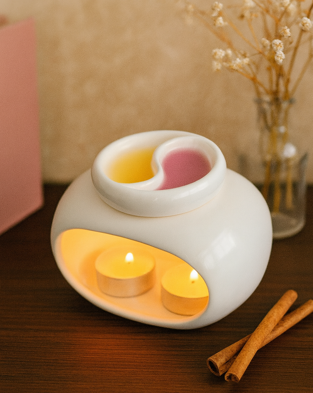 ☯️ Duo Harmony – Dubbele Geurbrander