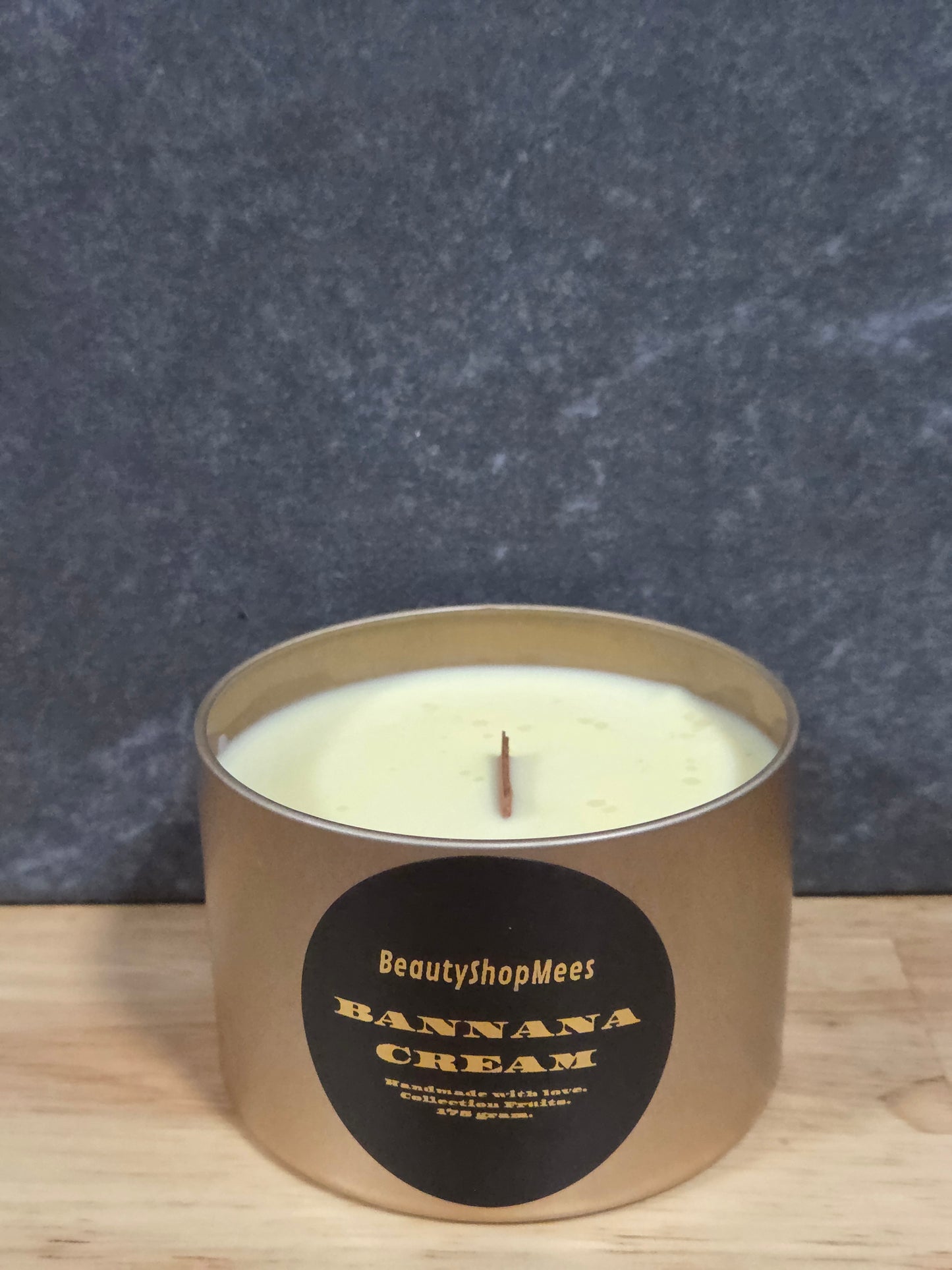 Fruits Gold Banana Cream Candle