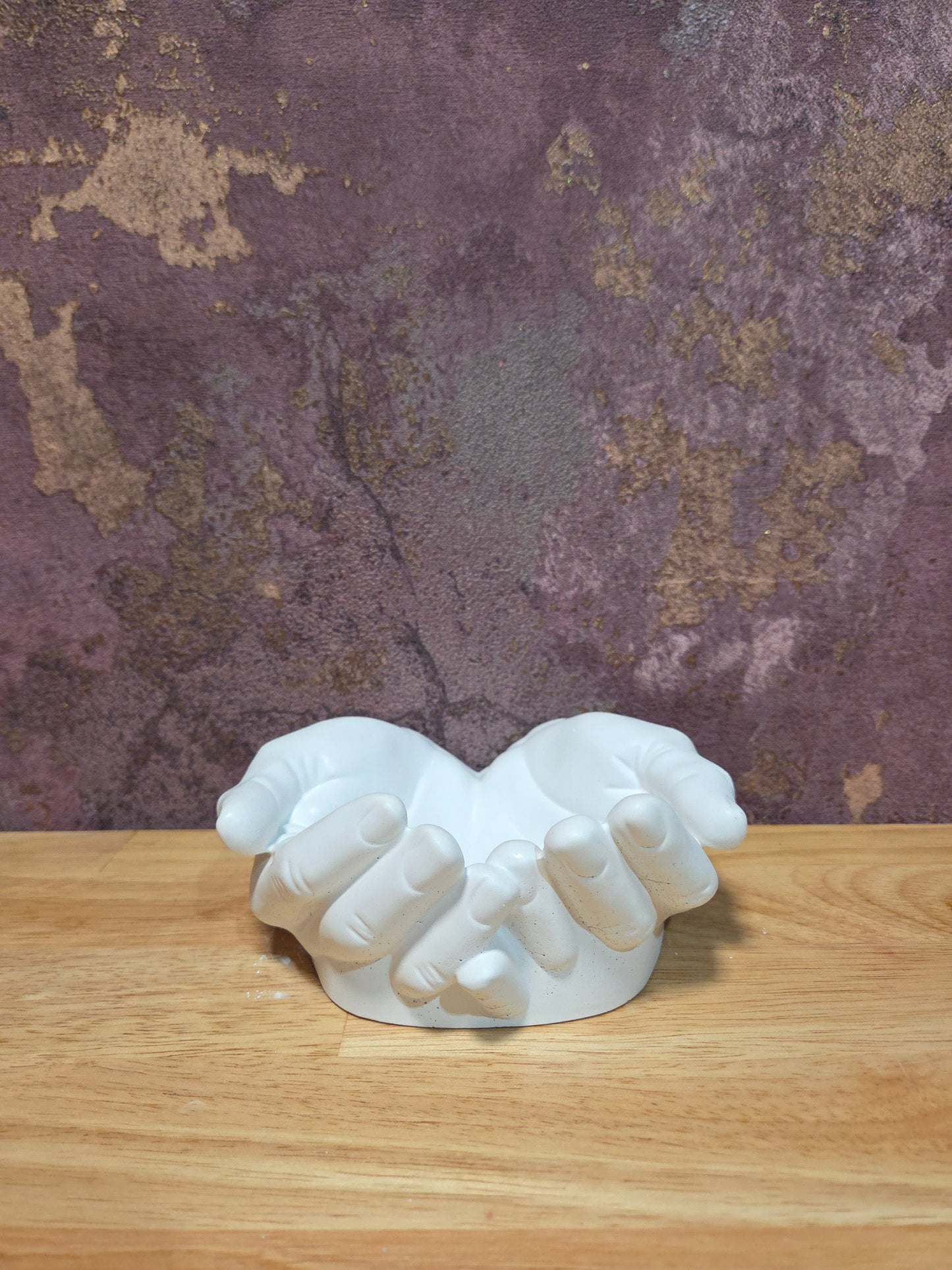 Luxe Wit Decoratie beeld / schaal – Open Handen