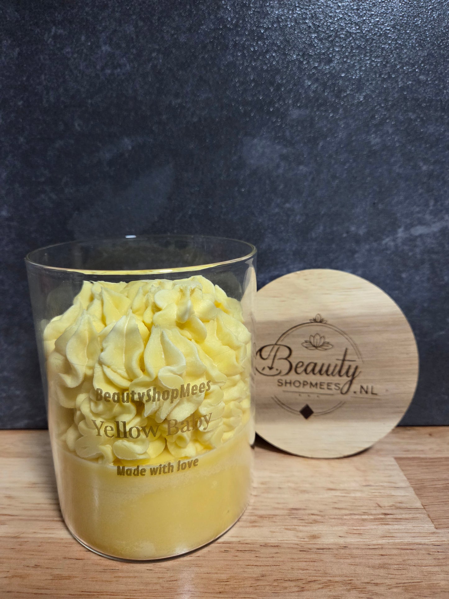 Yellow Baby Candle