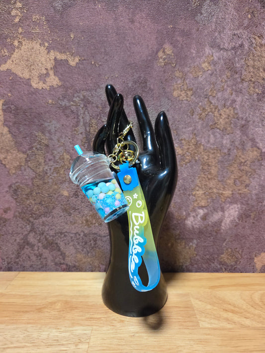 Boba Tea Sleutelhanger Blauw
