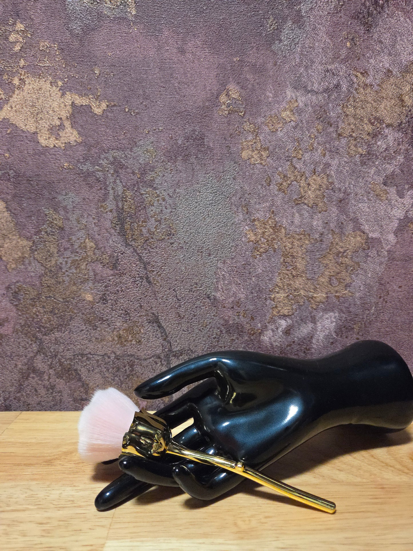 Make-up brush Rose Roze