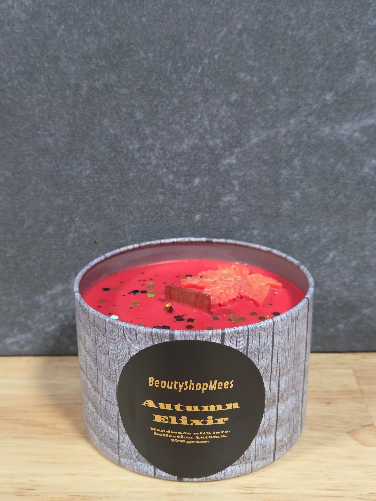 Elixr Gray Candle – Gember, Limoen & Vers Herfstvijg