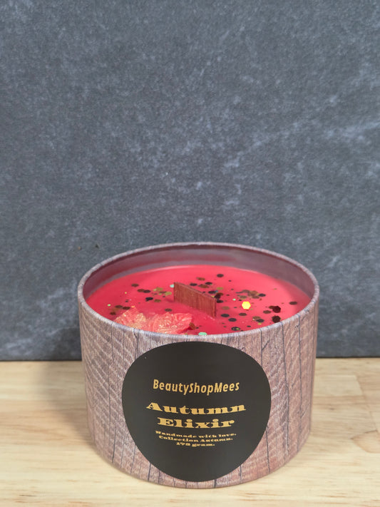Elixr Brown Candle – Gember, Limoen & Vers Herfstvijg