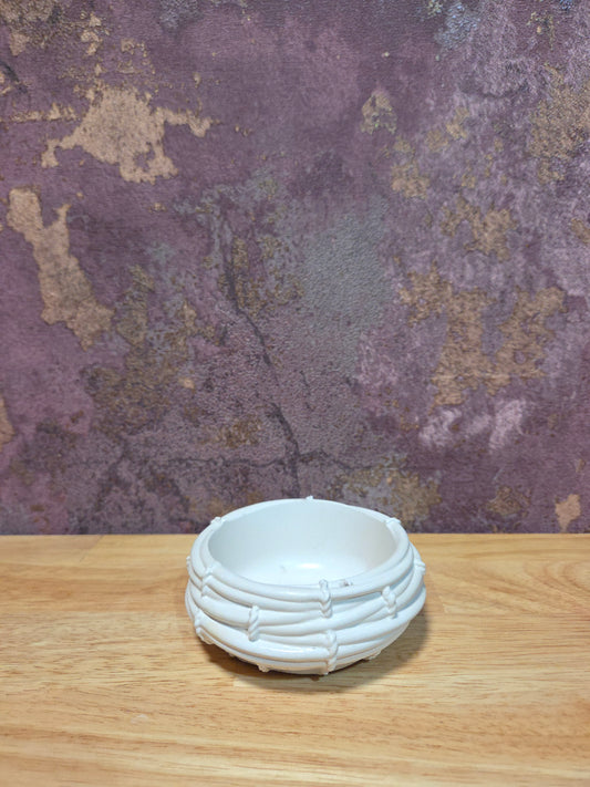 Beige Nest Sieraden Schaaltje / Kaarsenhouder