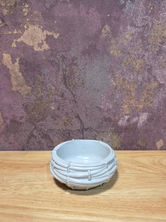 Grijze Nest Sieraden Schaaltje / Kaarsenhouder