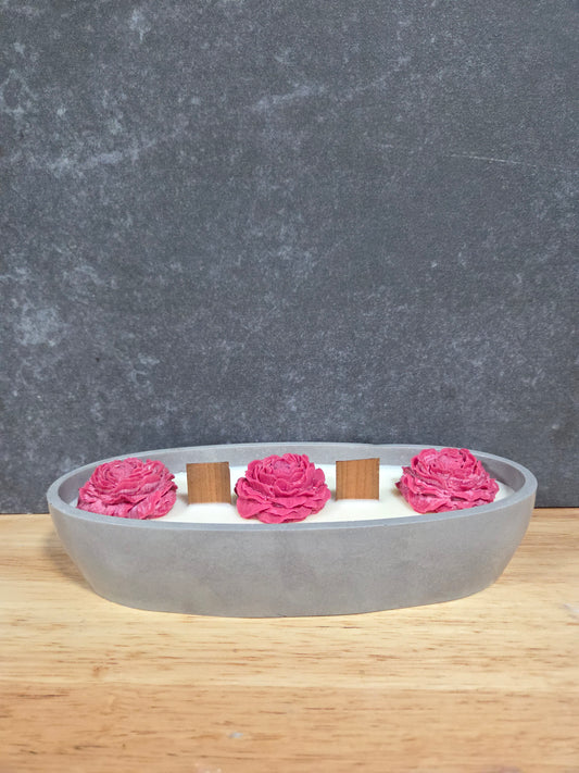 Valentine Mini – Pioenroos Blush Suede
Fuchsia Candle