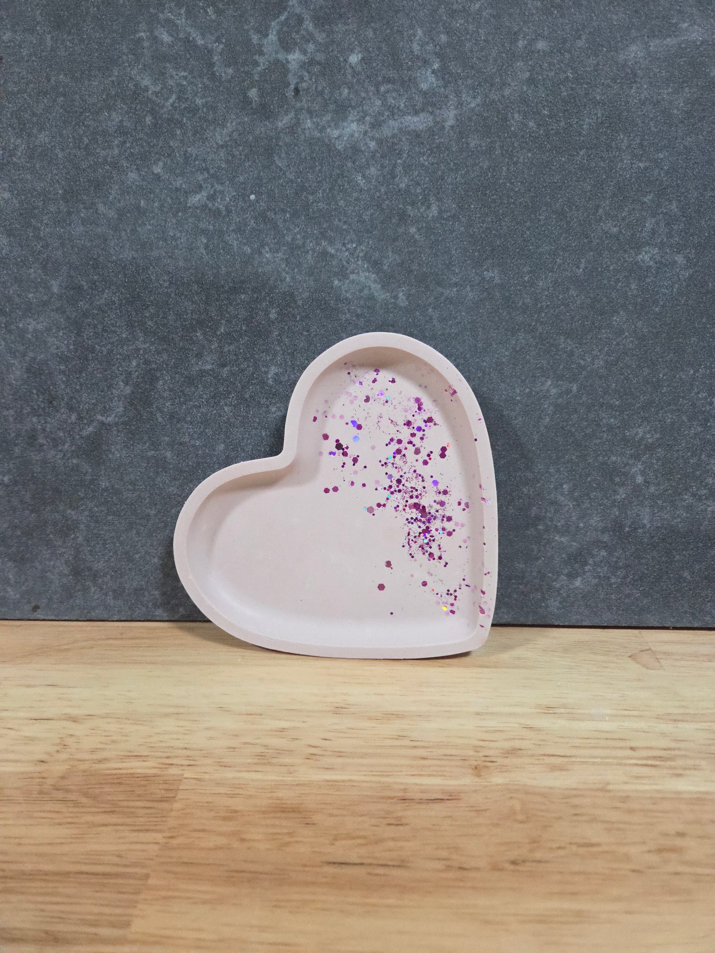 Luxe Roze Hartjesvormig Sieradenschaaltje – Handgemaakt