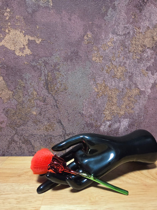 Make-up brush Rose Rood