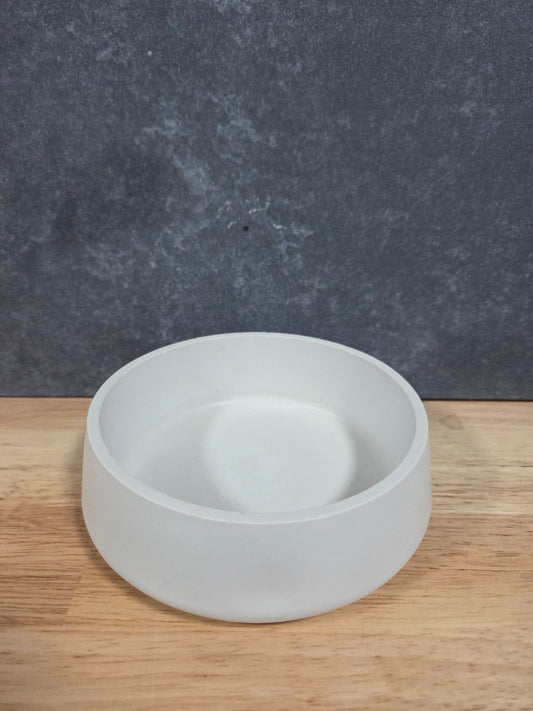 Luxe Witte Schaal – Glad & Handgemaakt, 13 cm