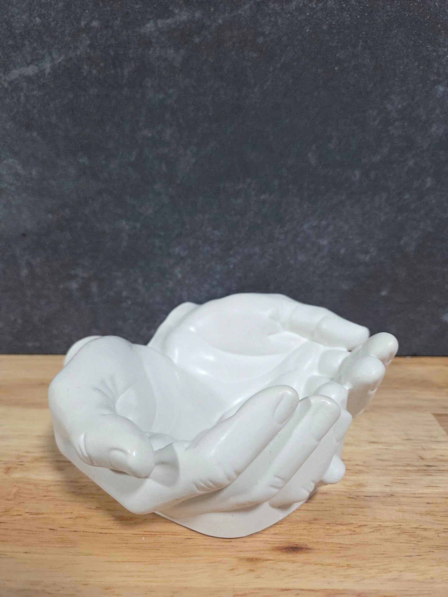 Luxe Wit Decoratie beeld / schaal – Open Handen