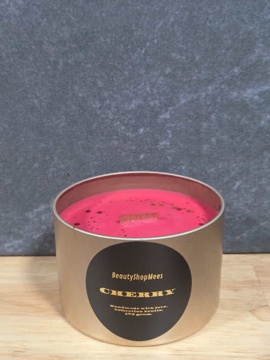 Gold Candle Cherry Candle